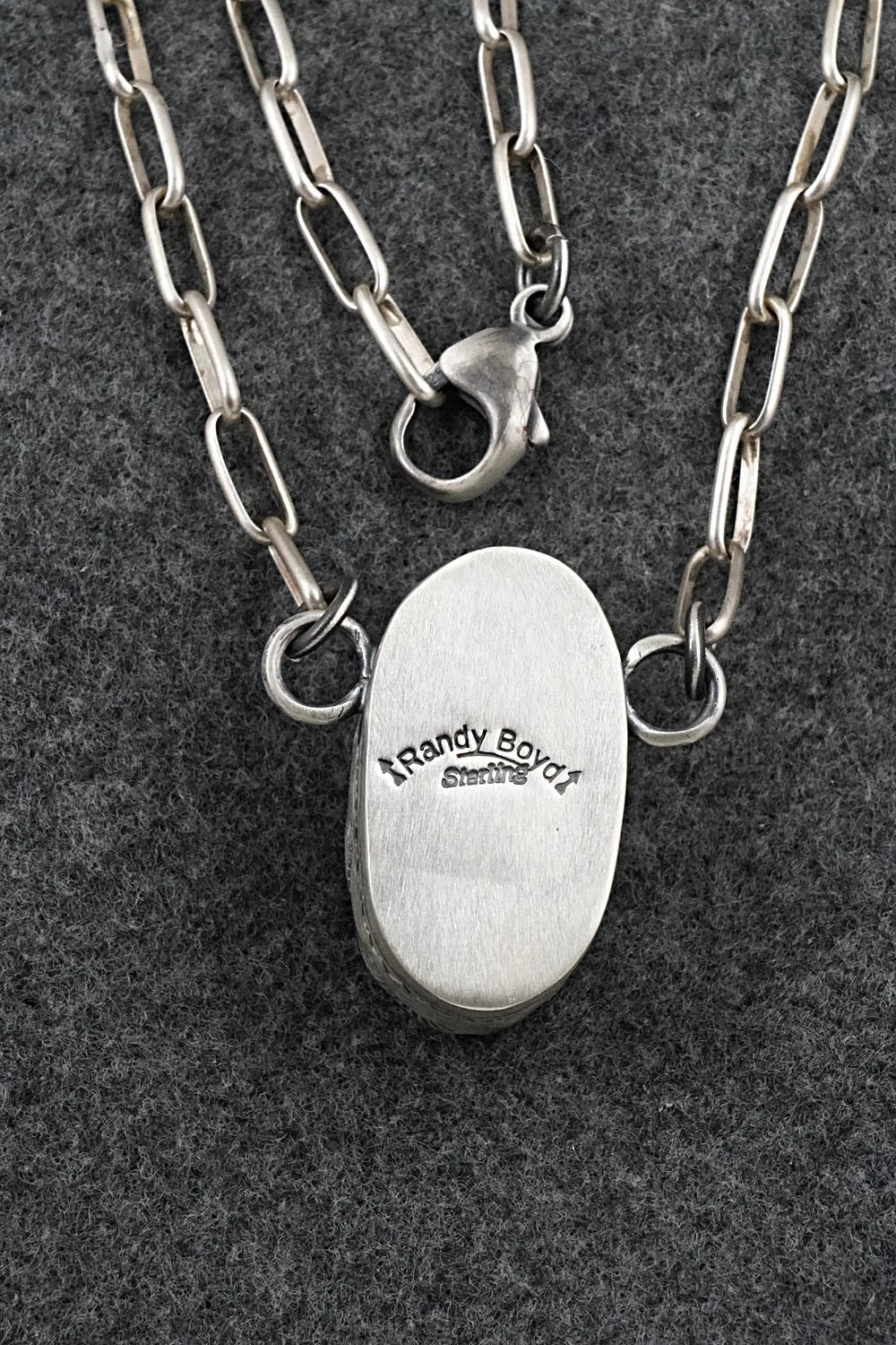 Turquoise & Sterling Silver Necklace - Randy Boyd