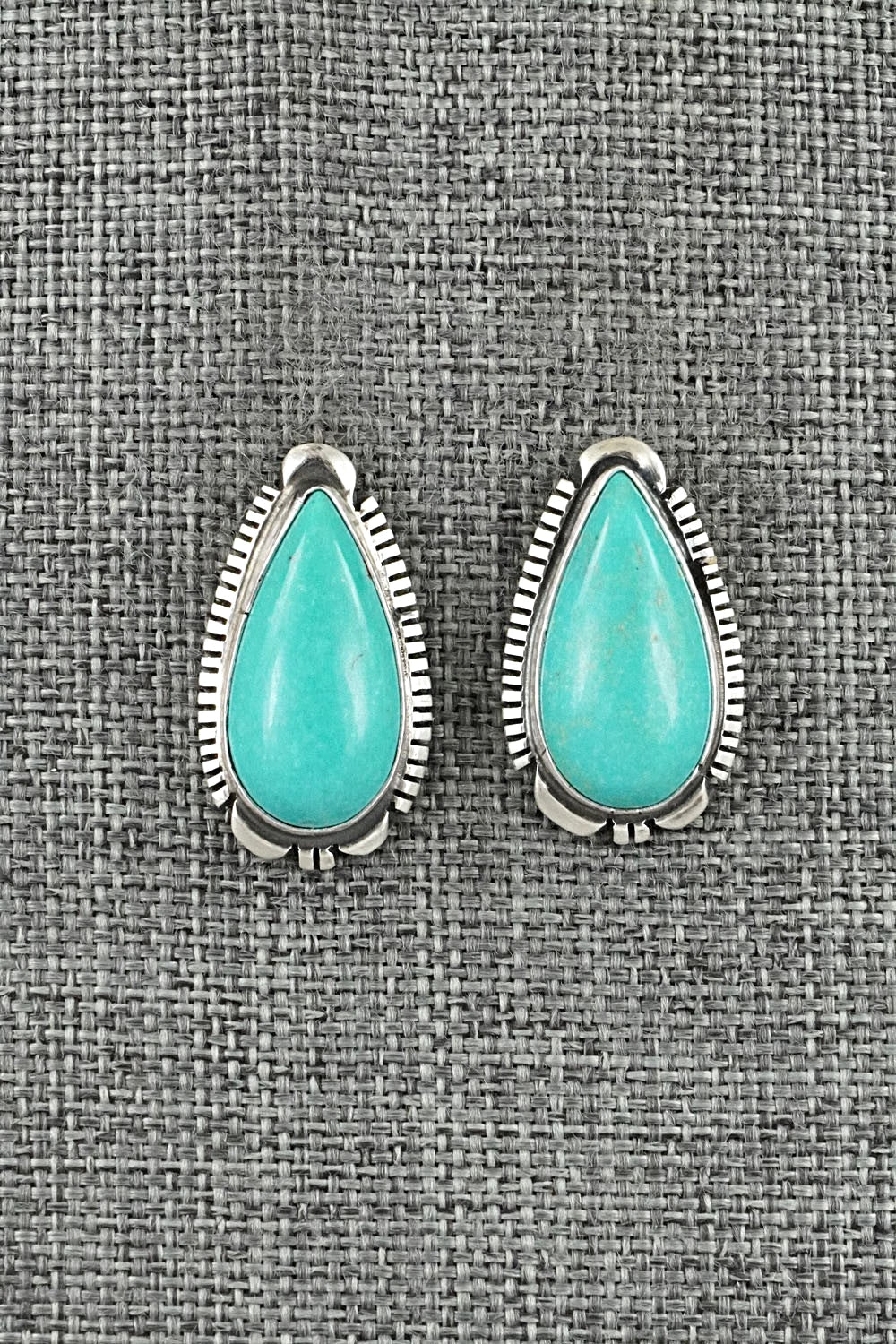 Turquoise & Sterling Silver Earrings - Thomas Francisco