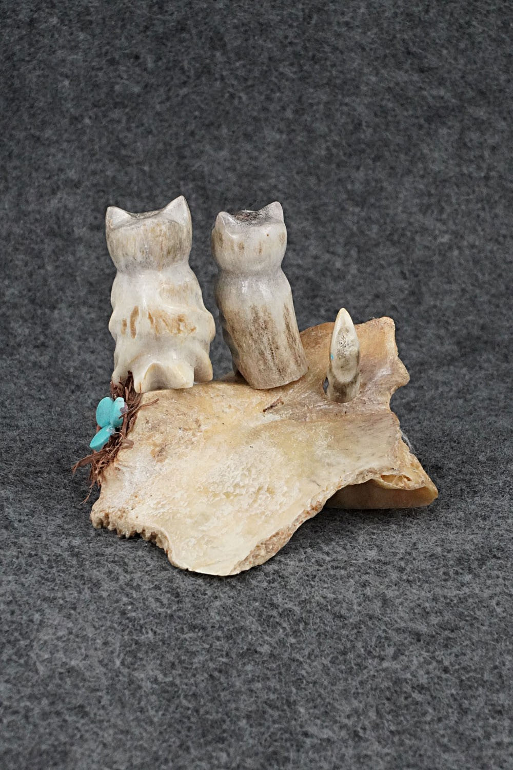 Owls Zuni Fetish Carving - Marvelita Phillips