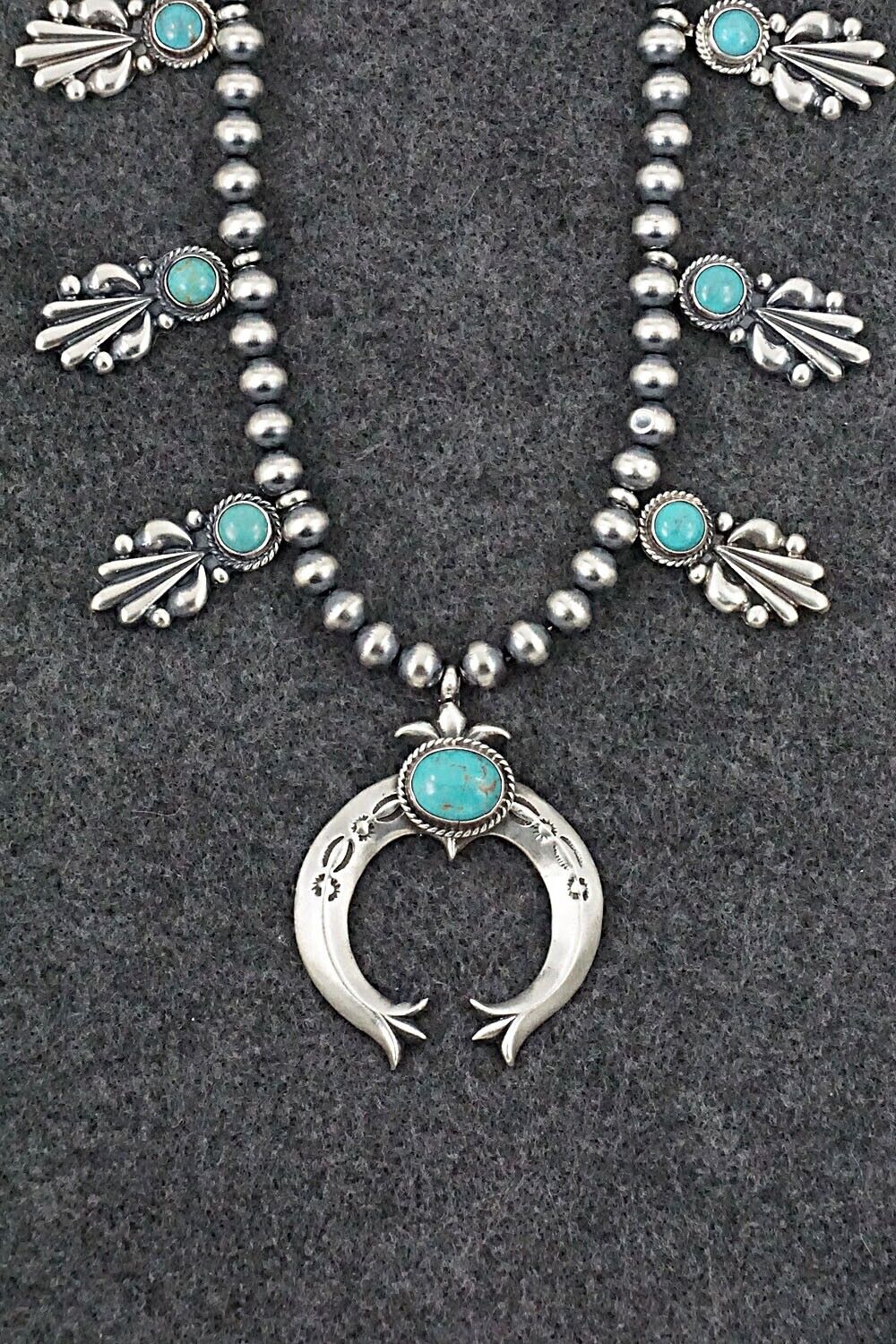 Turquoise & Sterling Silver Necklace - Bobby Platero