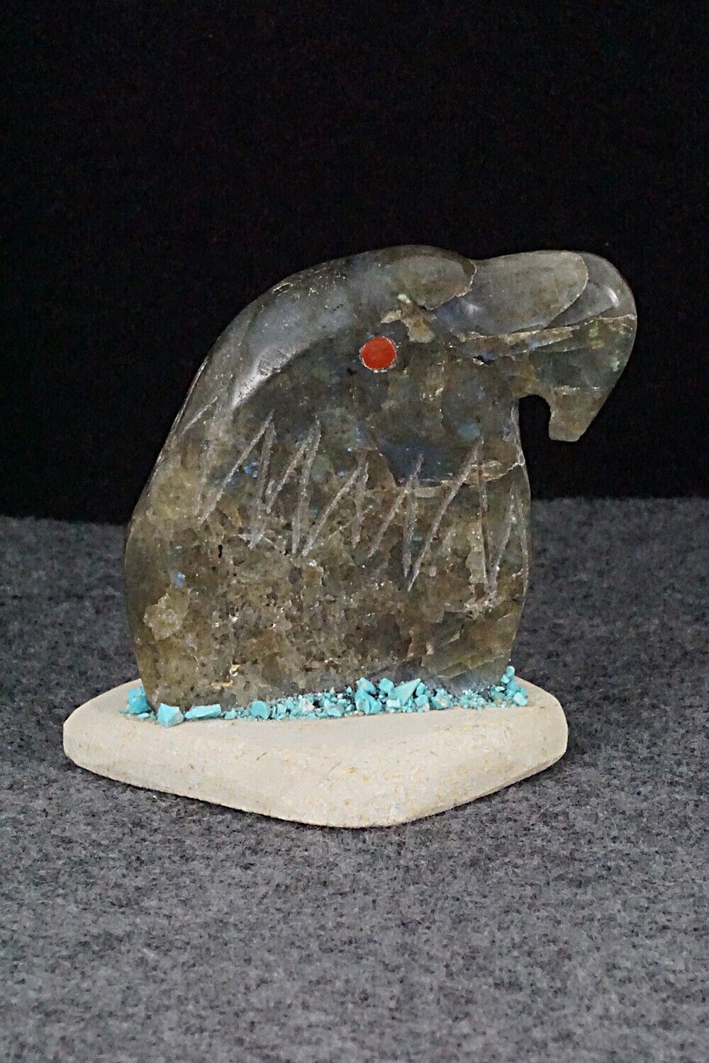 Eagle Zuni Fetish Carving - Daniel Chattin