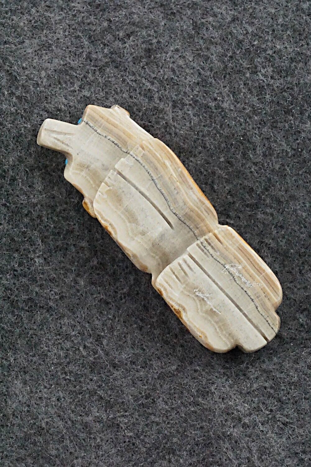 Badger Zuni Fetish Carving - Reynold Lunasee