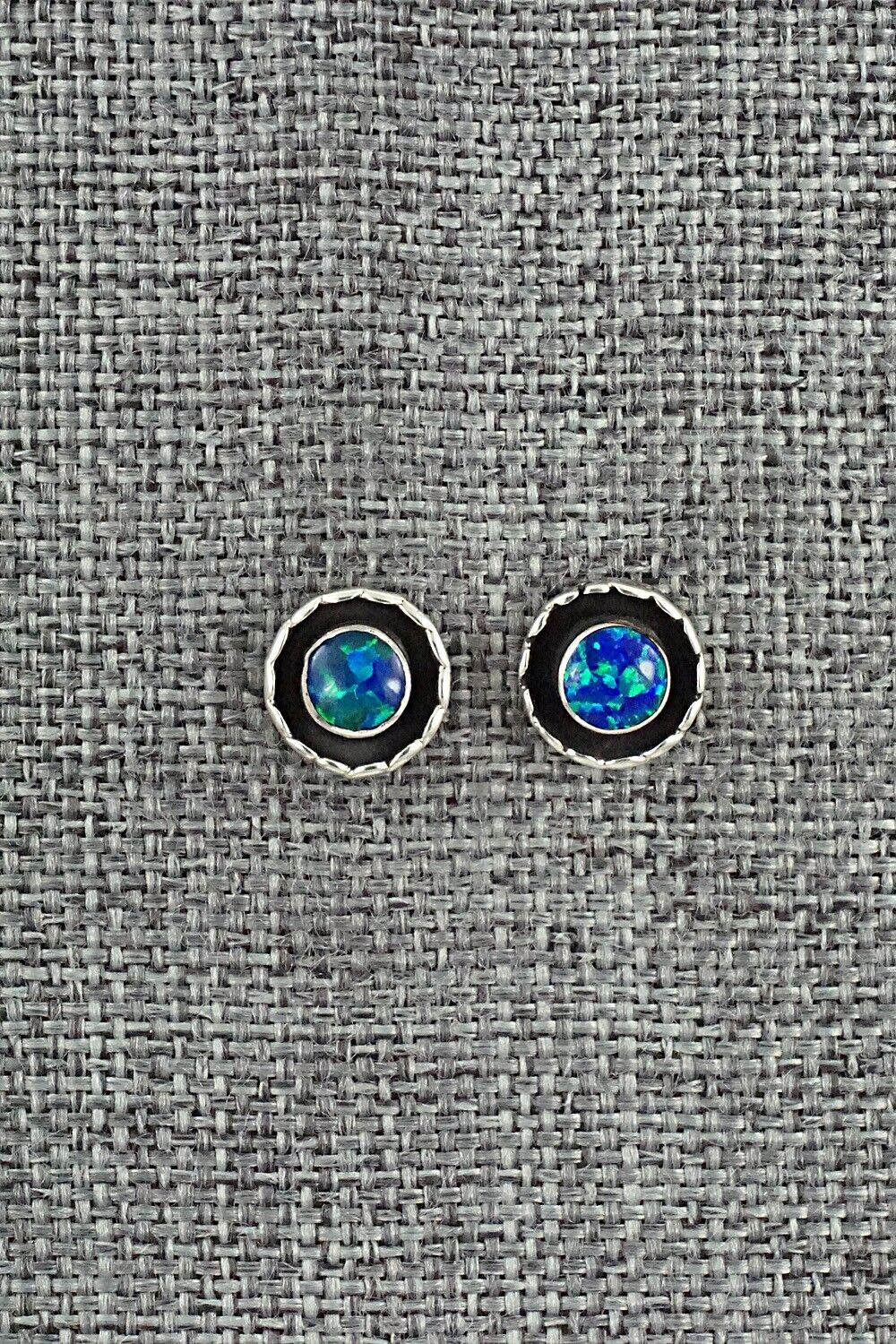 Opalite & Sterling Silver Earrings - Carina Leekity