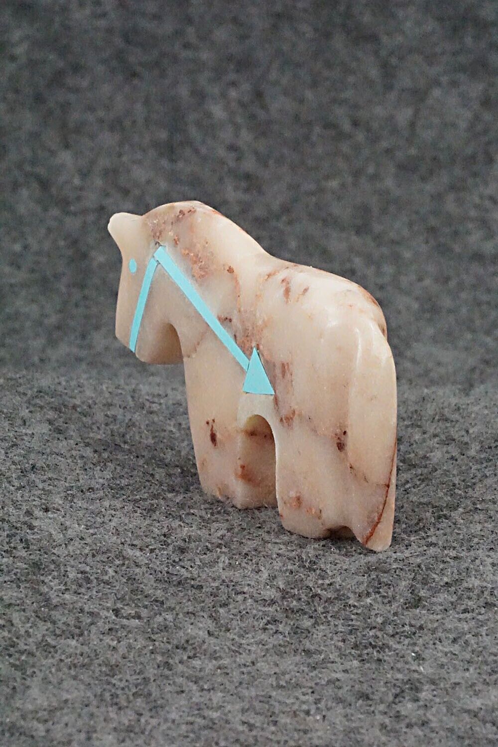 Horse Zuni Fetish Carving - Bernard Laiwakete