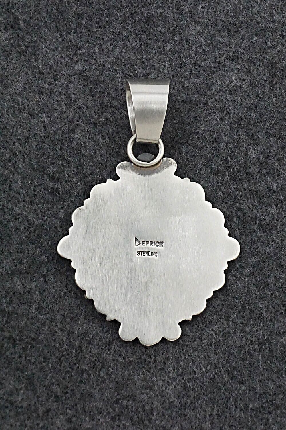 Turquoise & Sterling Silver Pendant - Derrick Gordon