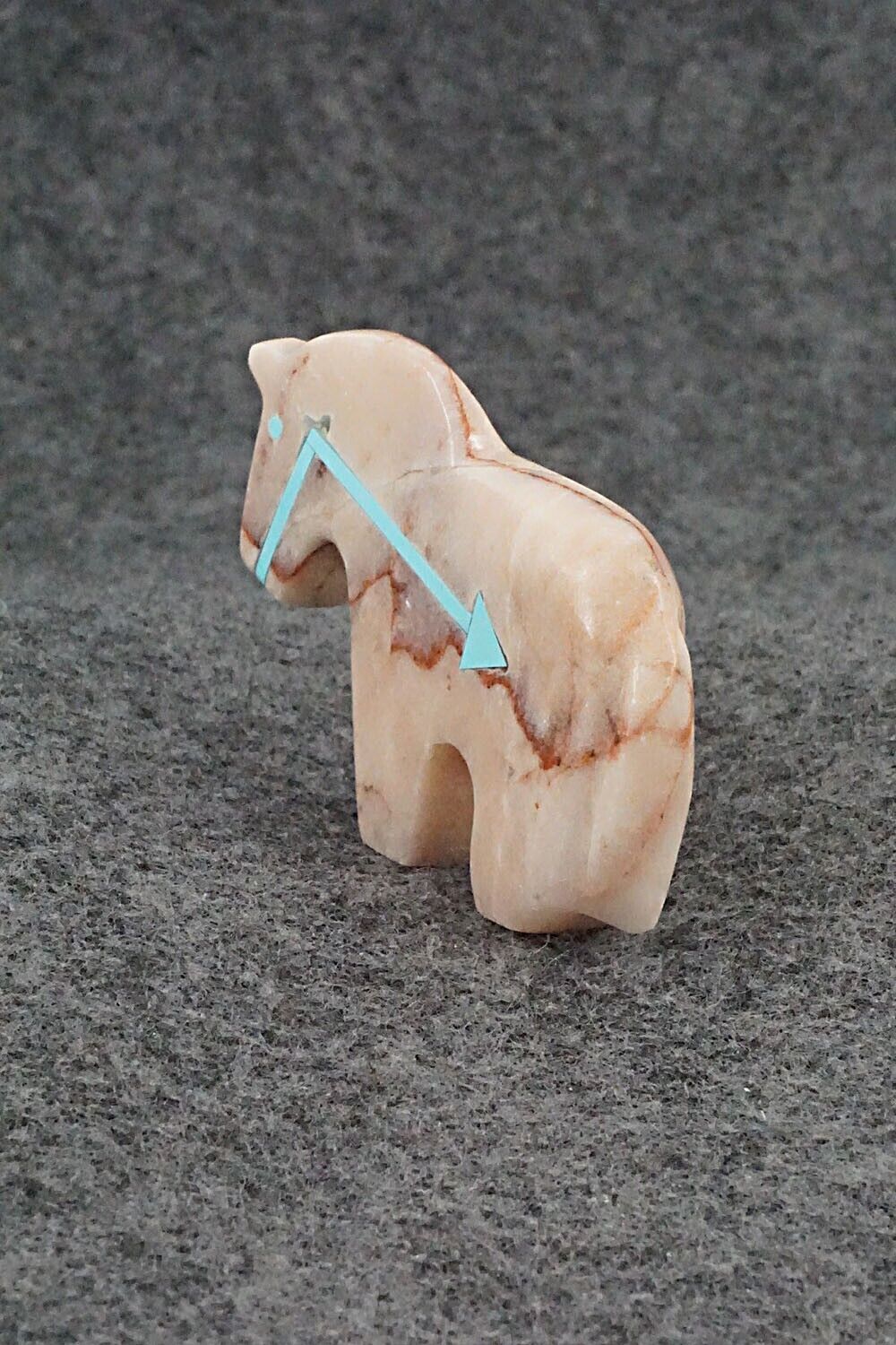 Horse Zuni Fetish Carving - Bernard Laiwakete