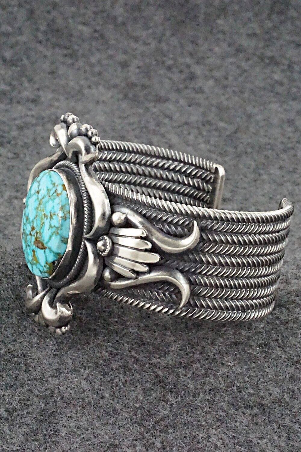 Turquoise & Sterling Silver Bracelet - Derrick Gordon