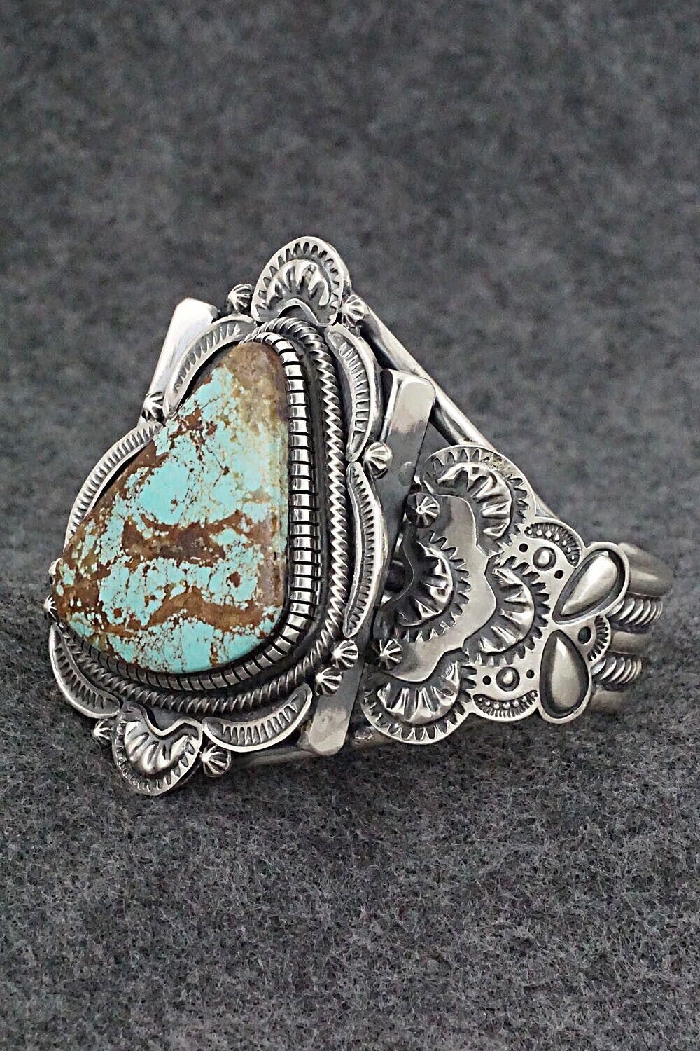 Turquoise & Sterling Silver Bracelet - Hank Vandever
