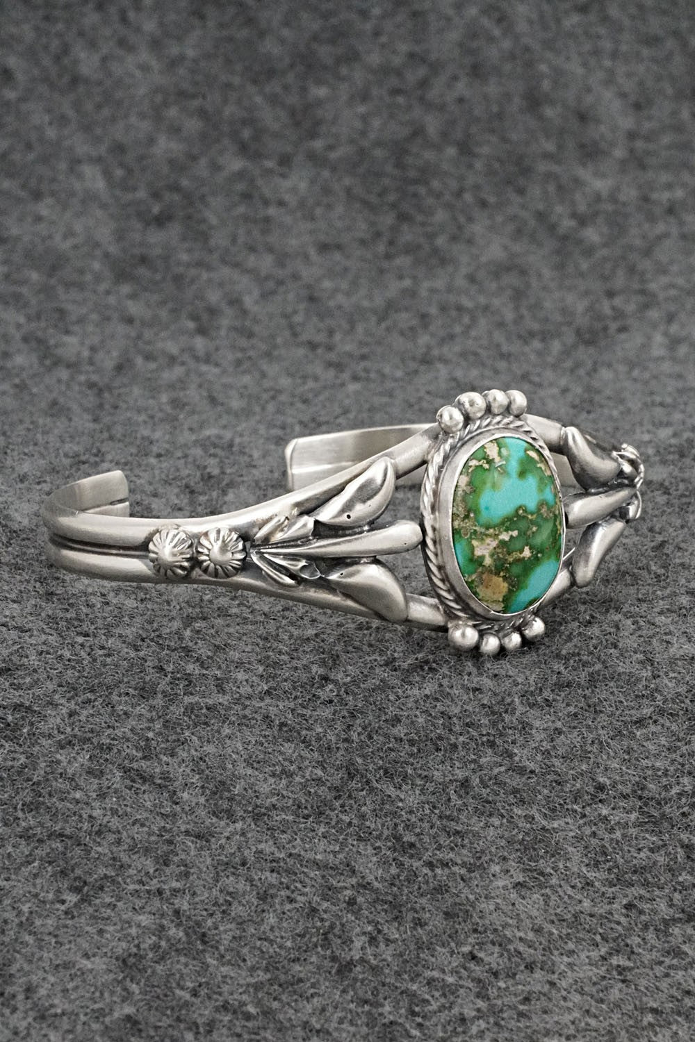 Turquoise & Sterling Silver Bracelet - Bobby Platero