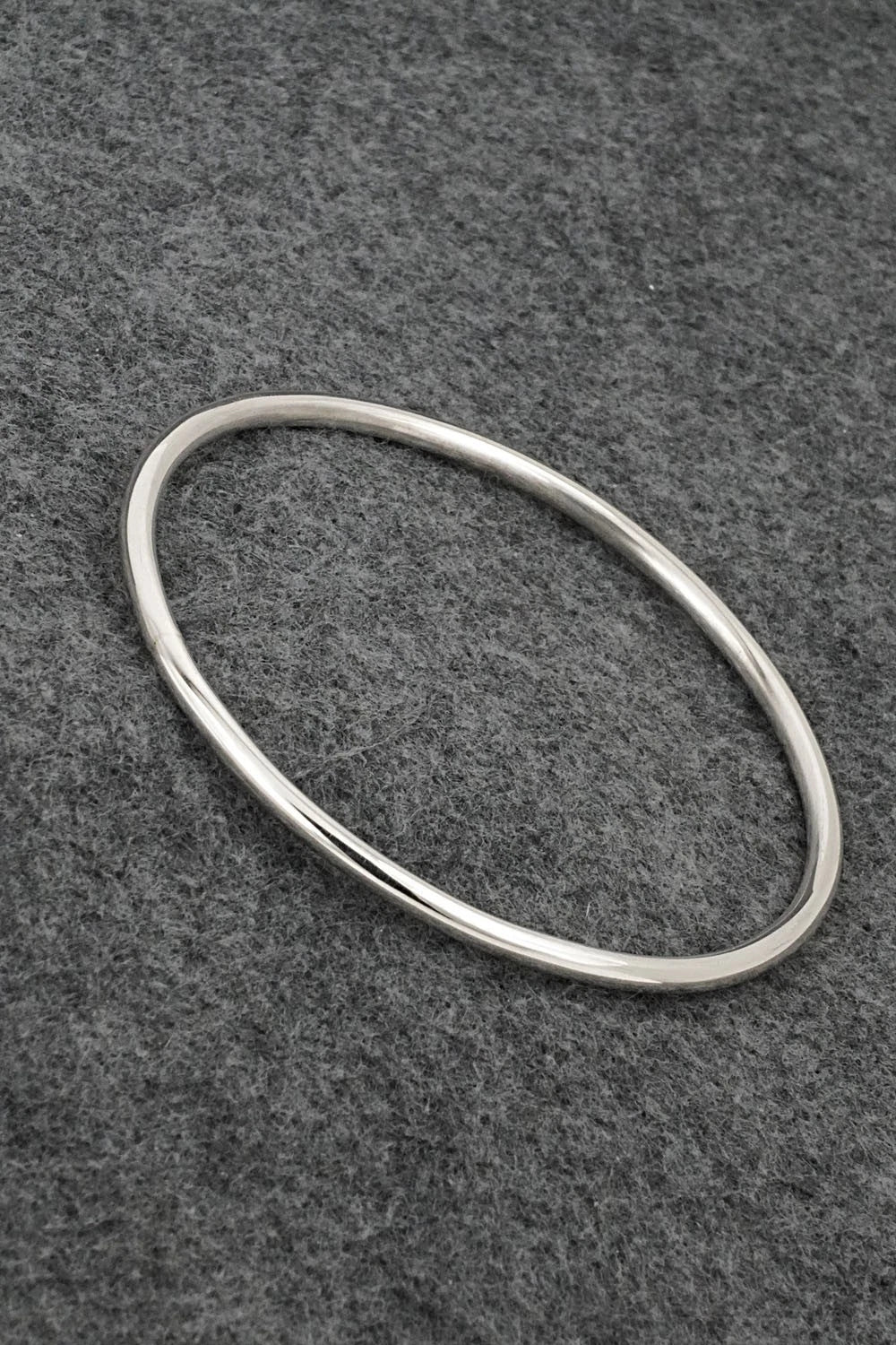 Sterling Silver Bangle Bracelet - Elaine Tahe