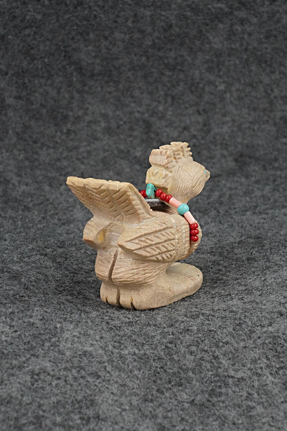 Roadrunner Zuni Fetish Carving - Douglas Martza