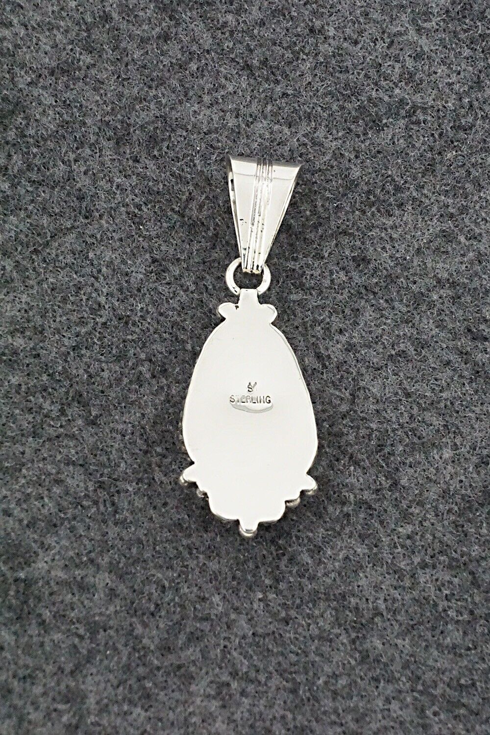 Turquoise & Sterling Silver Pendant - Samuel Yellowhair