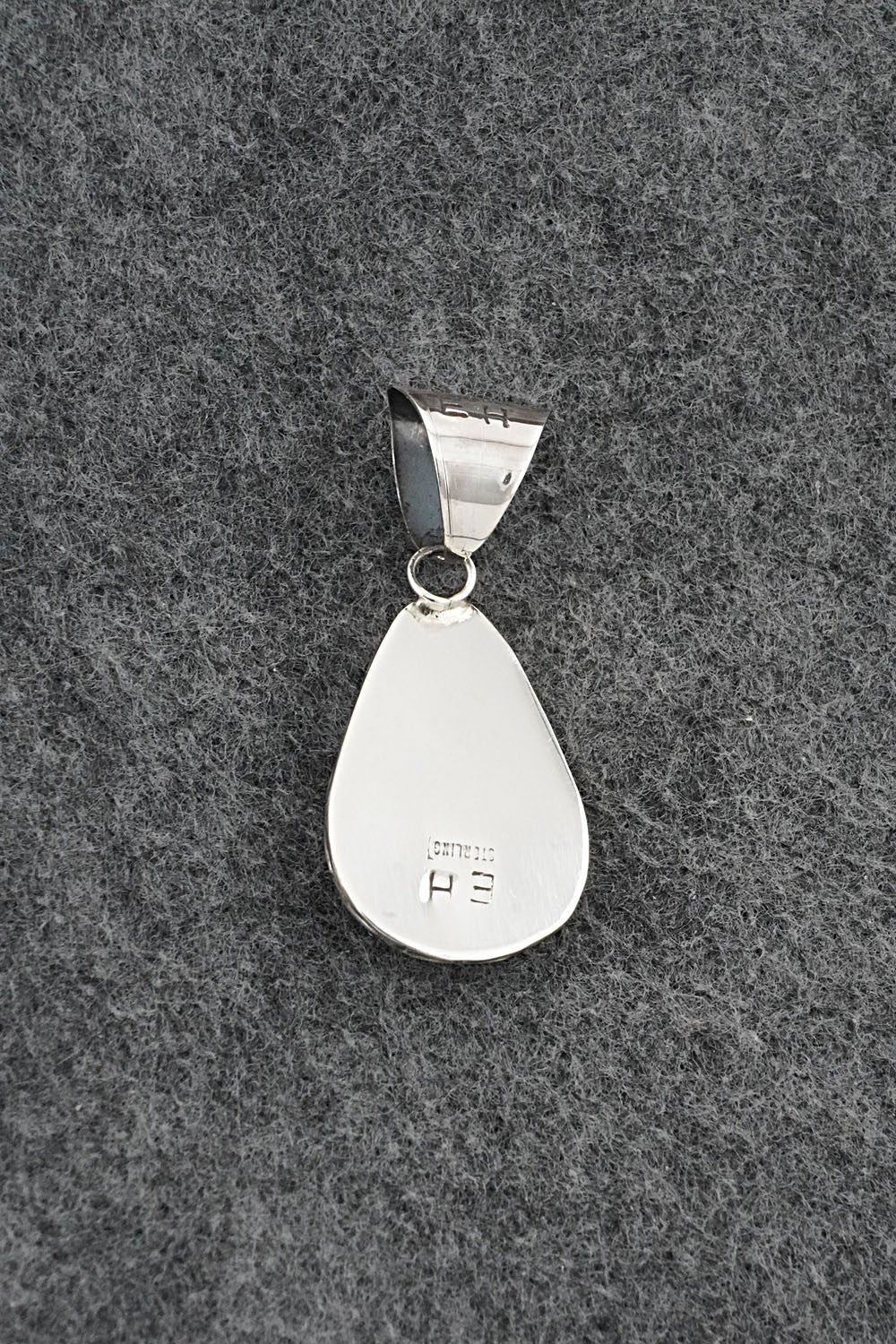 Turquoise & Sterling Silver Pendant - Ernest Hawthorne