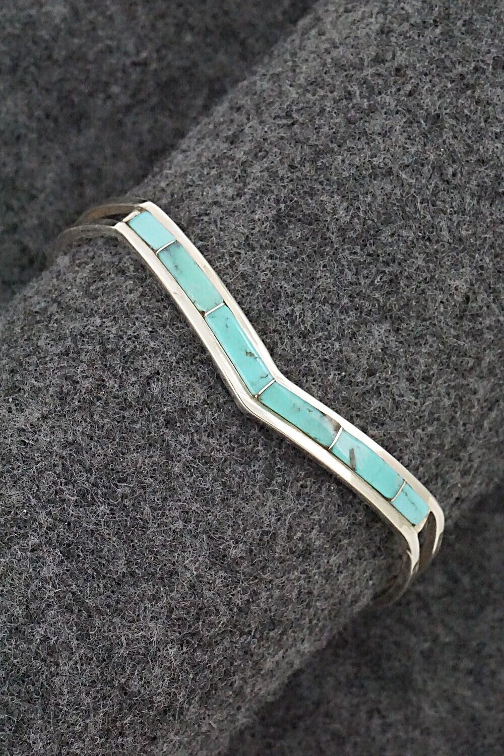 Turquoise & Sterling Silver Bracelet - Jamie Johnson