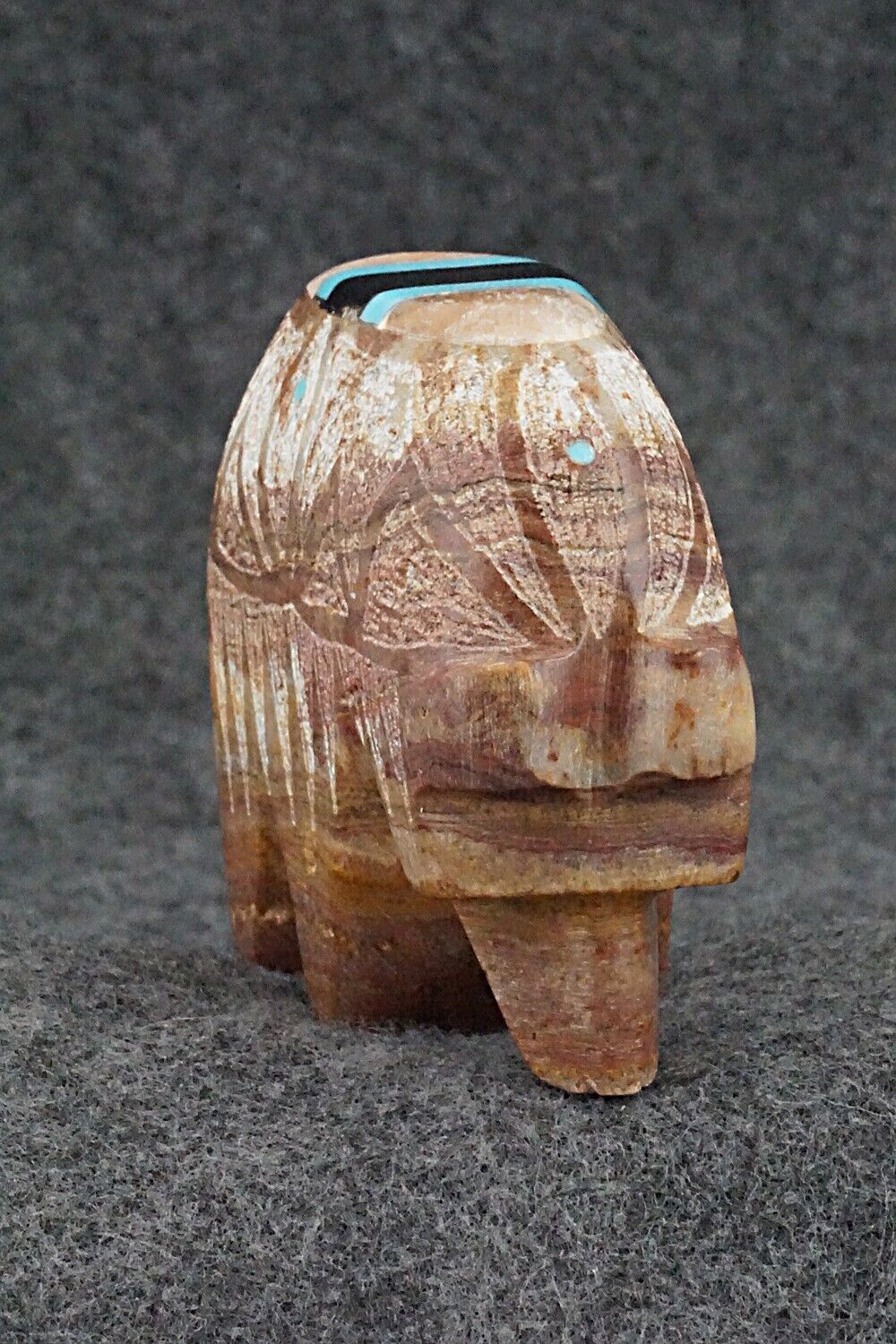 Bear Zuni Fetish Carving - Brandon Phillips