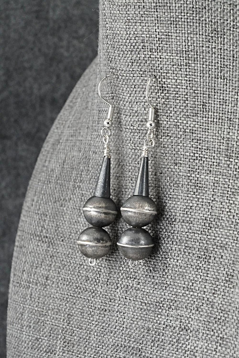 Turquoise & Sterling Silver Squash Blossom Set - Gilbert Martin
