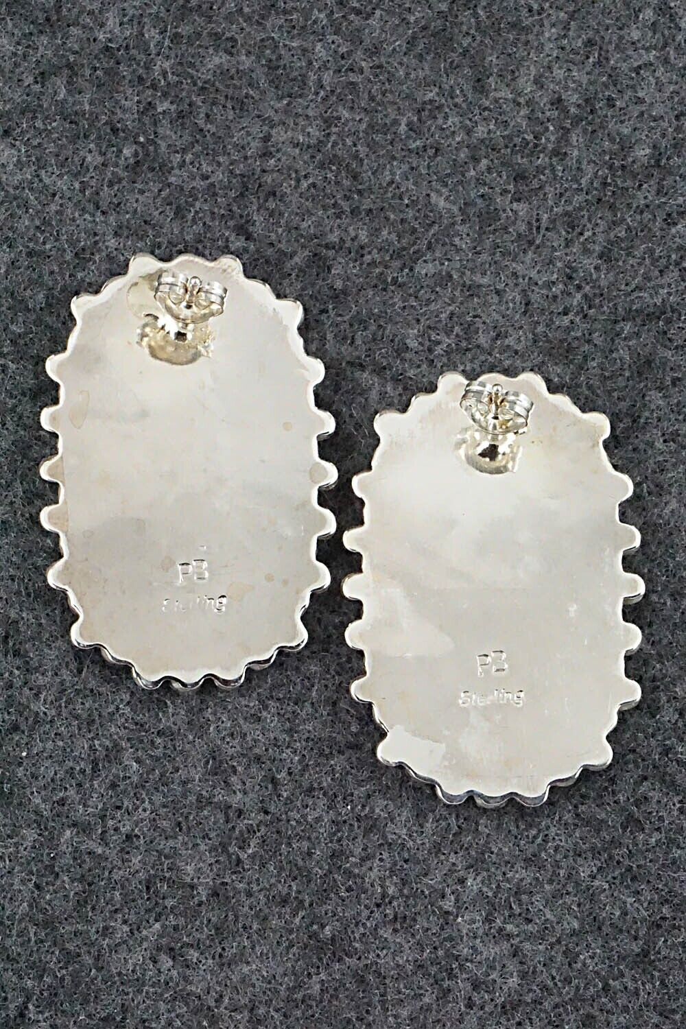 Turquoise & Sterling Silver Earrings - Philena Byjoe