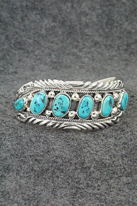 Turquoise & Sterling Silver Bracelet - Tommy Moore