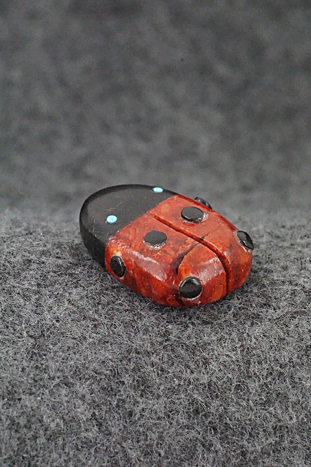 Ladybug Zuni Fetish Carving - Reynold Lunasee