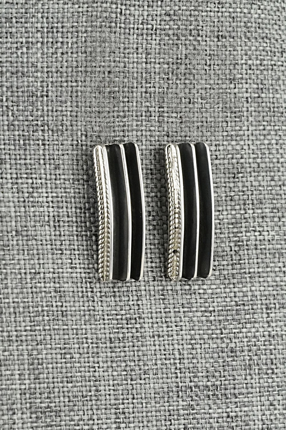Sterling Silver Earrings - Darrell Yazzie