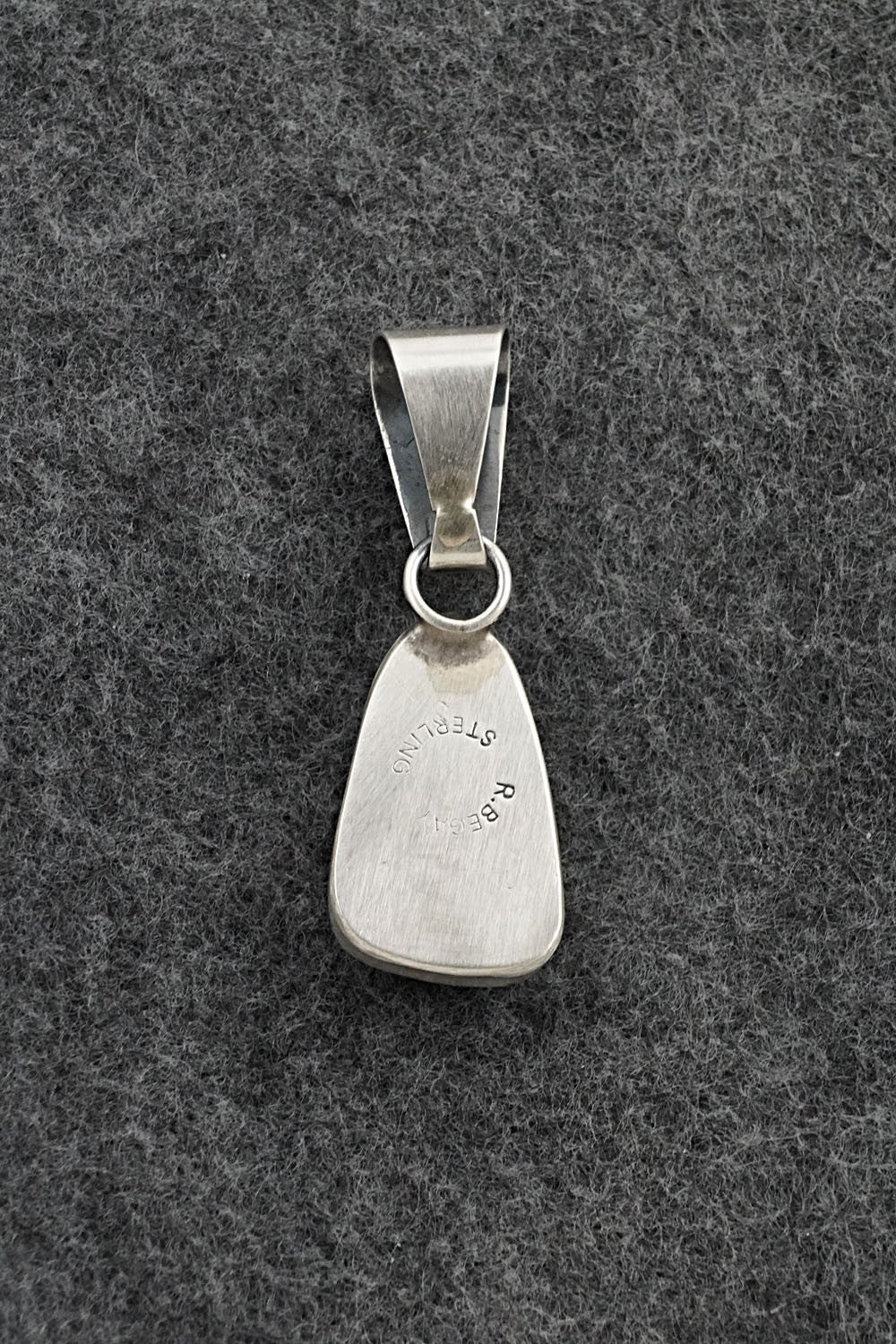 Turquoise & Sterling Silver Pendant - Rena Begay