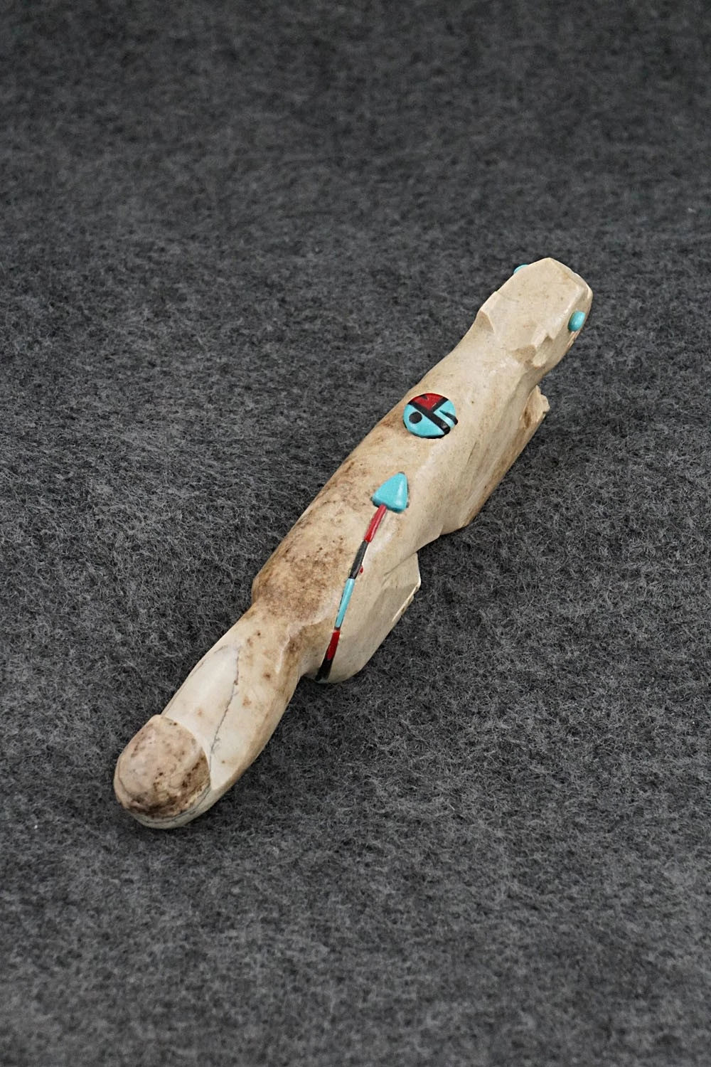 Mountain Lion Zuni Fetish Carving - Danette Laate