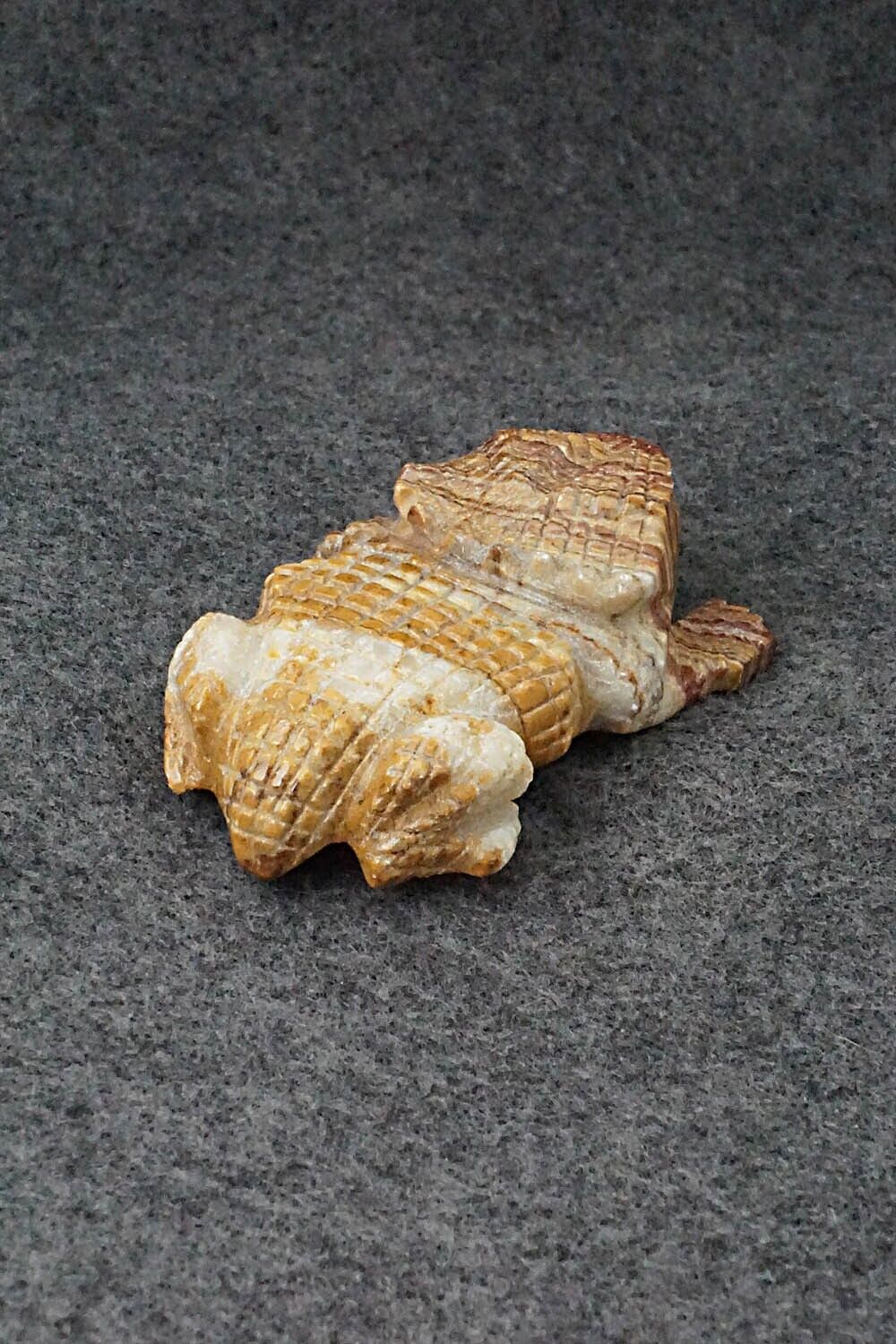 Horned Toad Zuni Fetish Carving - Tony Mackel