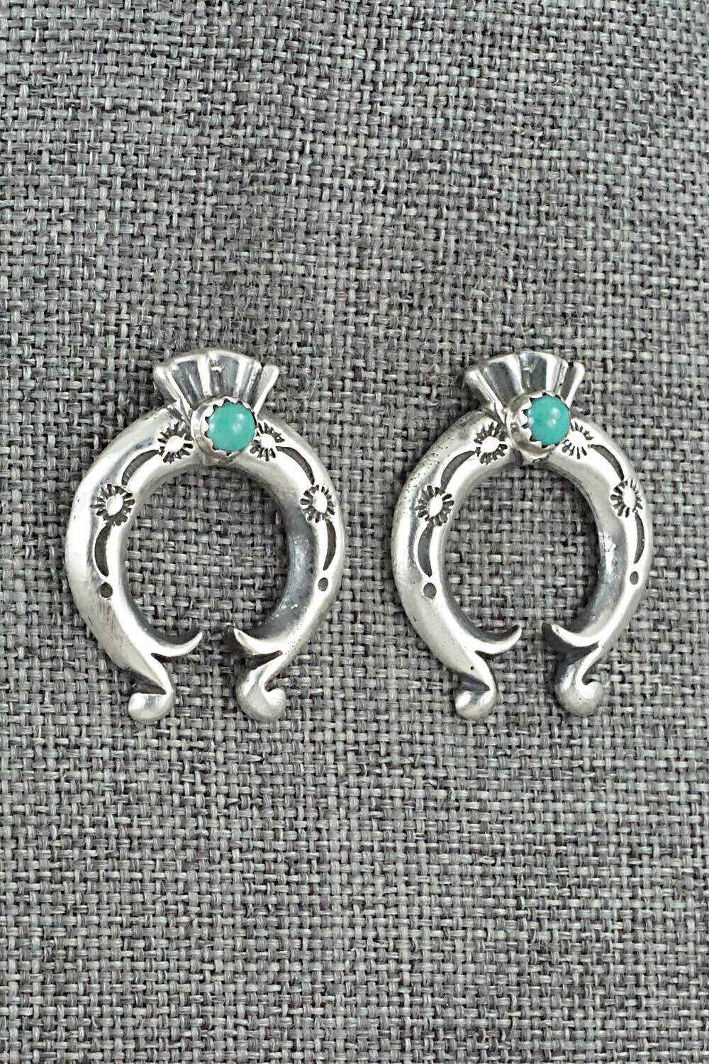 Turquoise & Sterling Silver Earrings - Paige Gordon