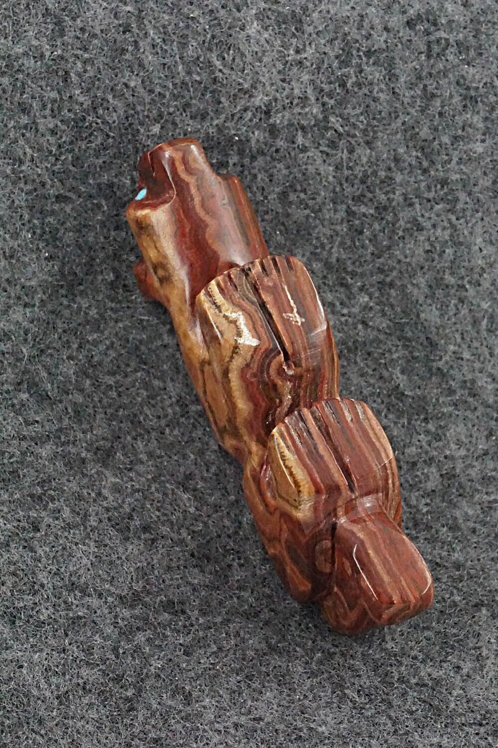 Mountain Lion Zuni Fetish Carving - Reynold Lunasee