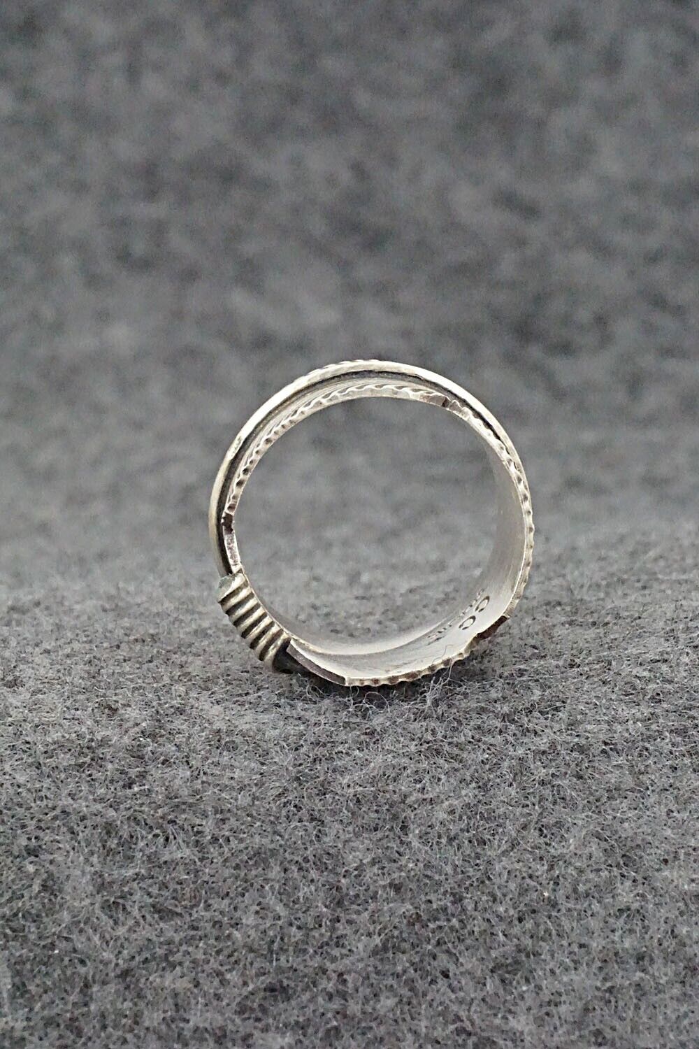 Sterling Silver Ring - Chris Charley - Size 7 Adj.