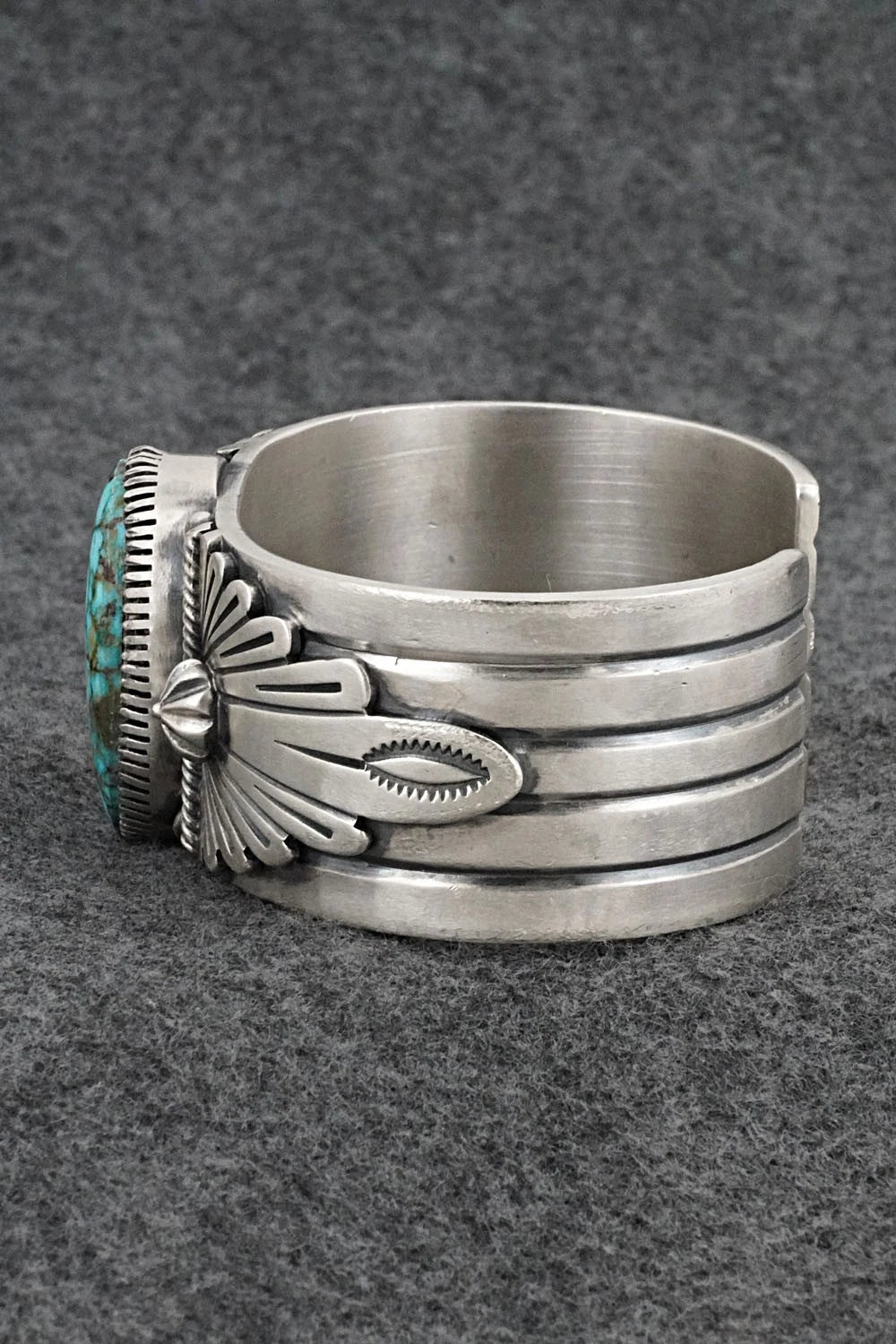 Turquoise & Sterling Silver Bracelet - Mark Yazzie