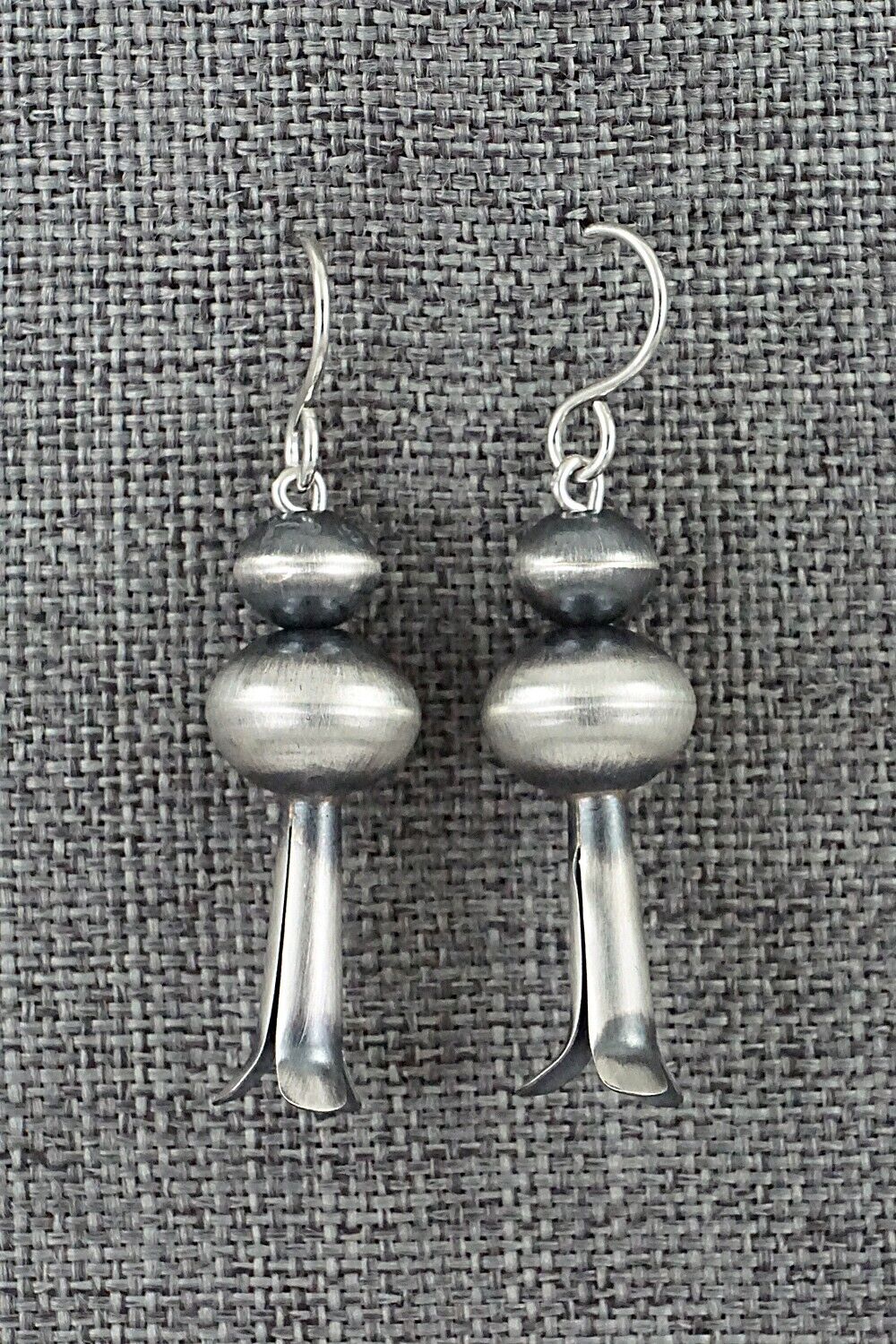 Sterling Silver Navajo Pearl Earrings - Tonisha Haley