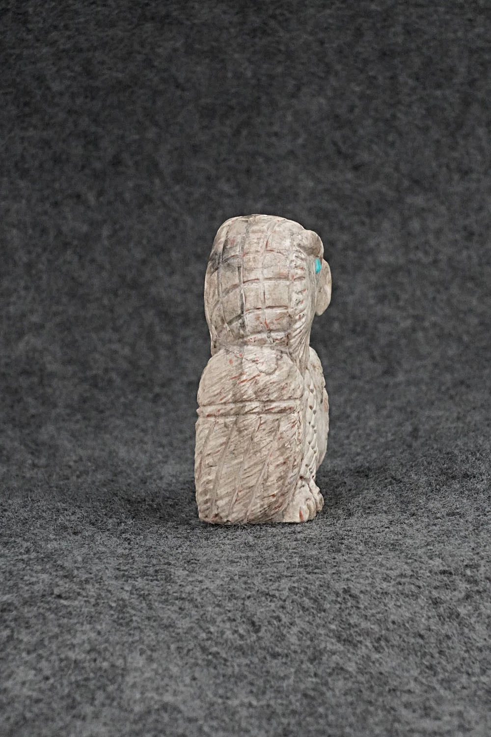 Owl Zuni Fetish Carving - Jonas Hustito