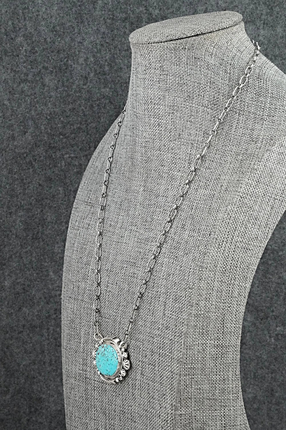 Turquoise & Sterling Silver Necklace - Daniel Benally