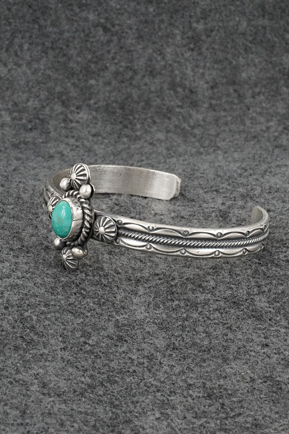 Turquoise & Sterling Silver Bracelet - Michael Calladitto