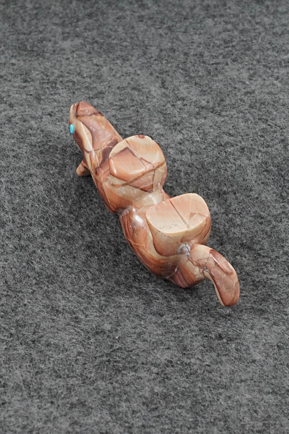 Mountain Lion Zuni Fetish Carving - Ronnie Lunasee