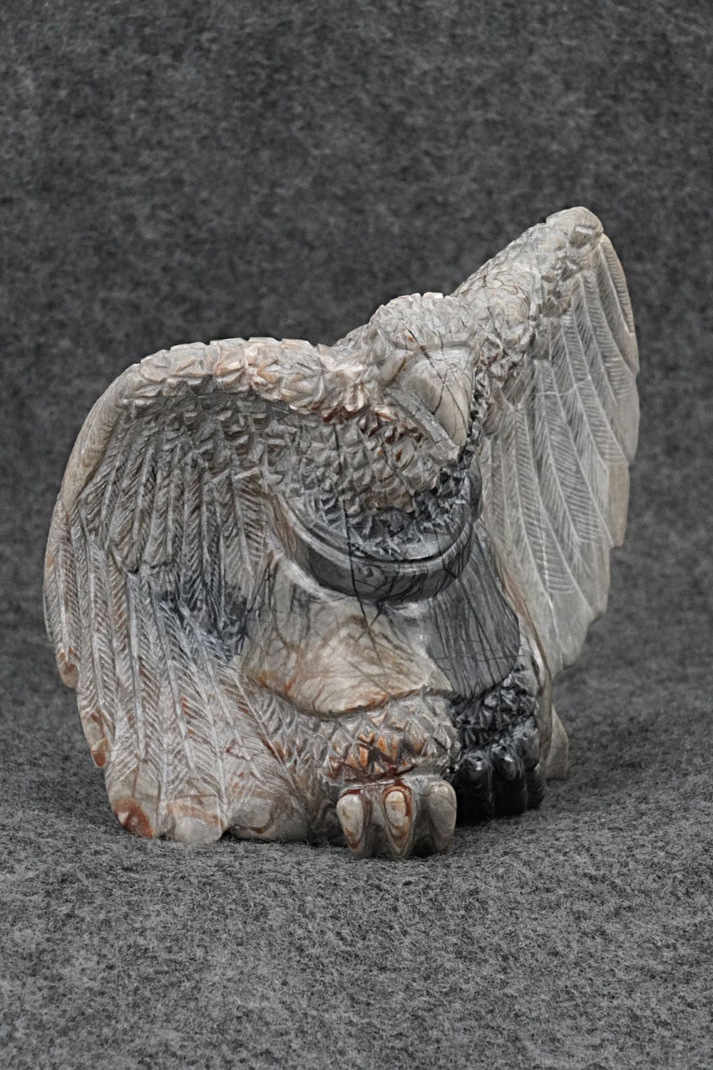 Eagle Dancer Zuni Fetish Carving - Terrance Panteah