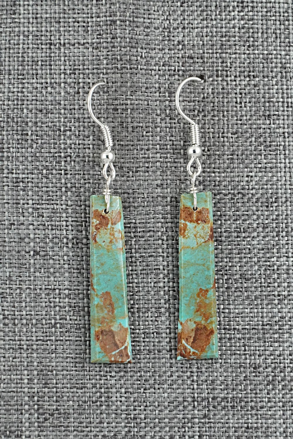 Turquoise & Sterling Silver Earrings - Tammy Nolcot