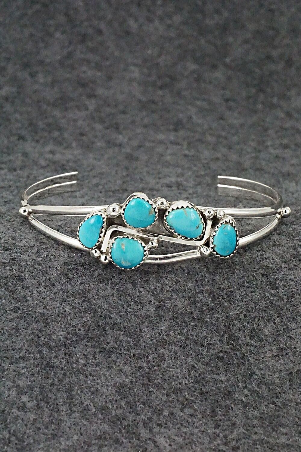 Turquoise & Sterling Silver Bracelet - Roberta Begay