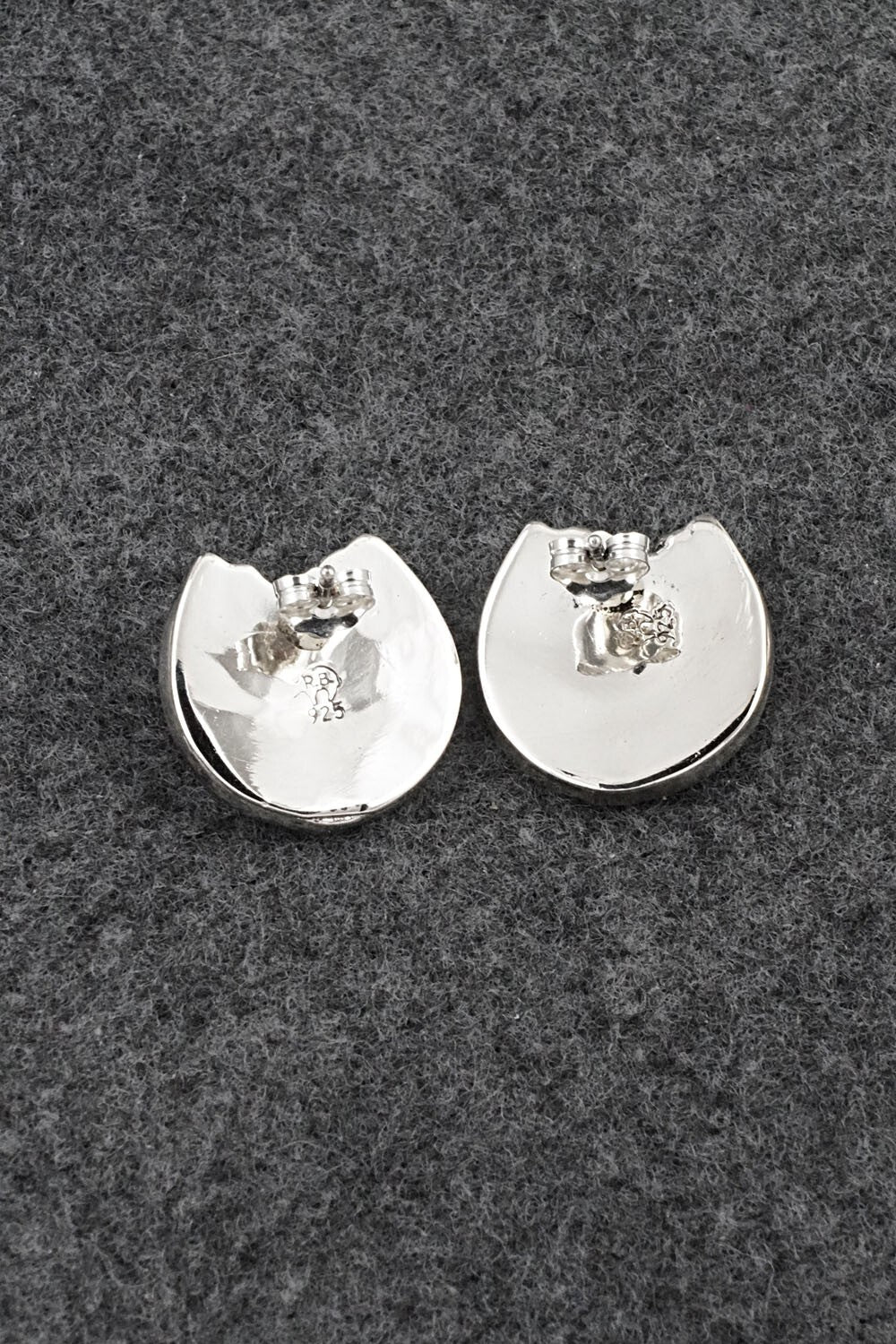 Turquoise & Sterling Silver Earrings - Hiram Largo
