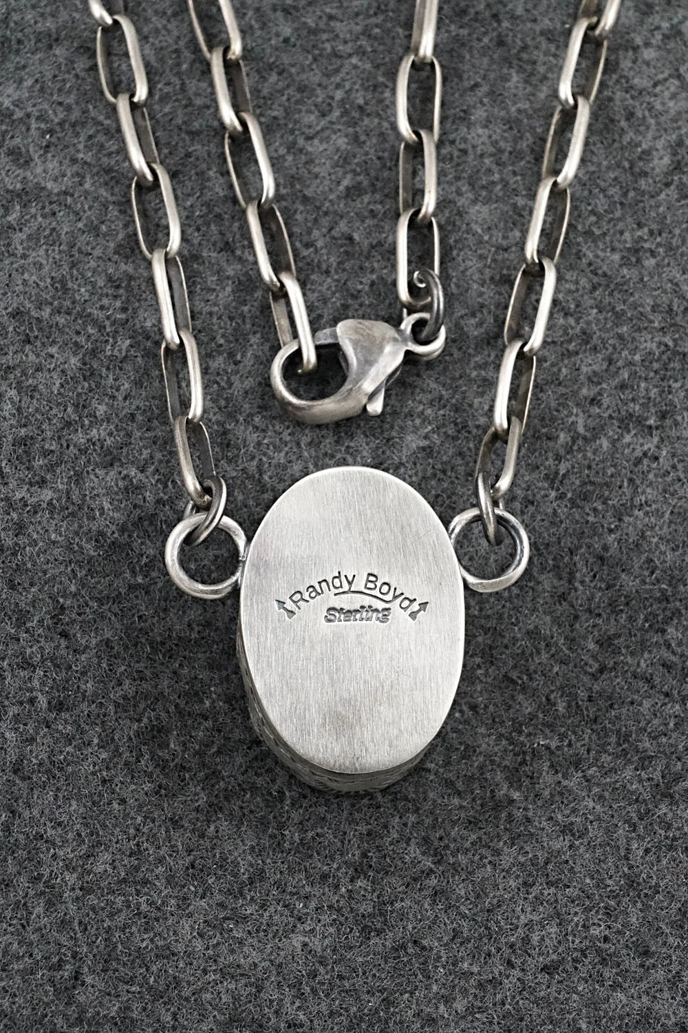 Turquoise & Sterling Silver Necklace - Randy Boyd