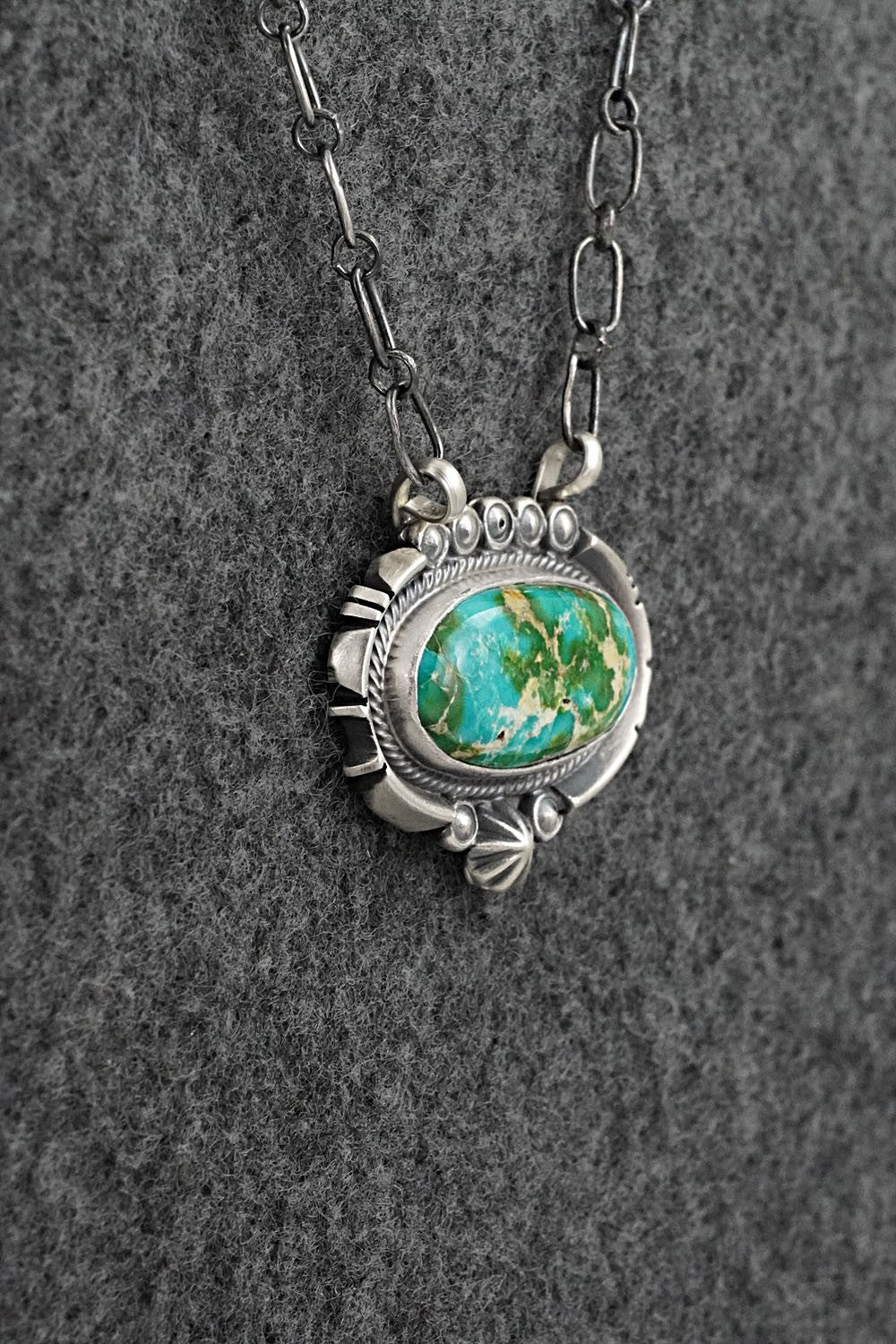 Turquoise & Sterling Silver Necklace - Daniel Benally