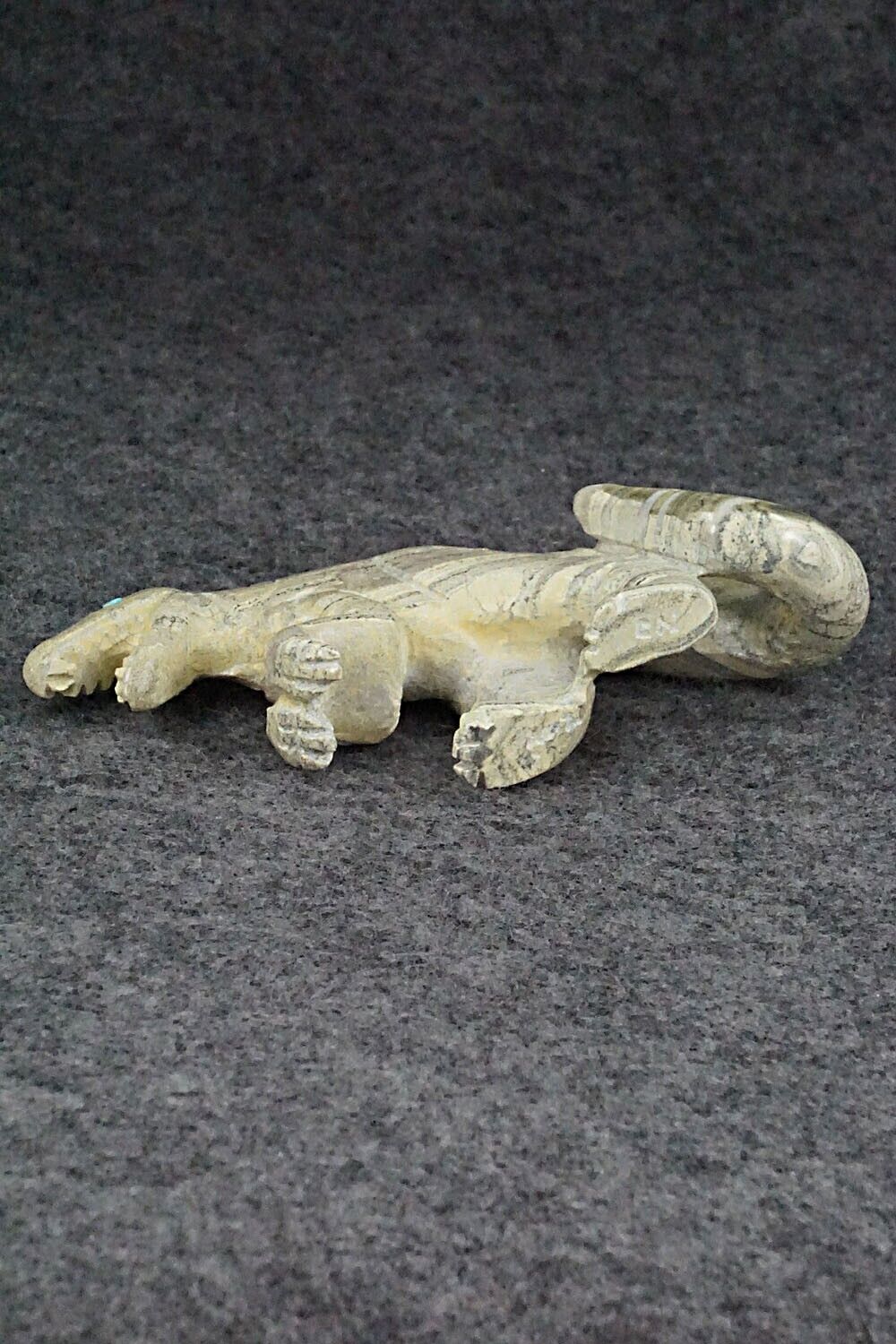 T-Rex Dinosaur Zuni Fetish Carving - Cody Nastacio