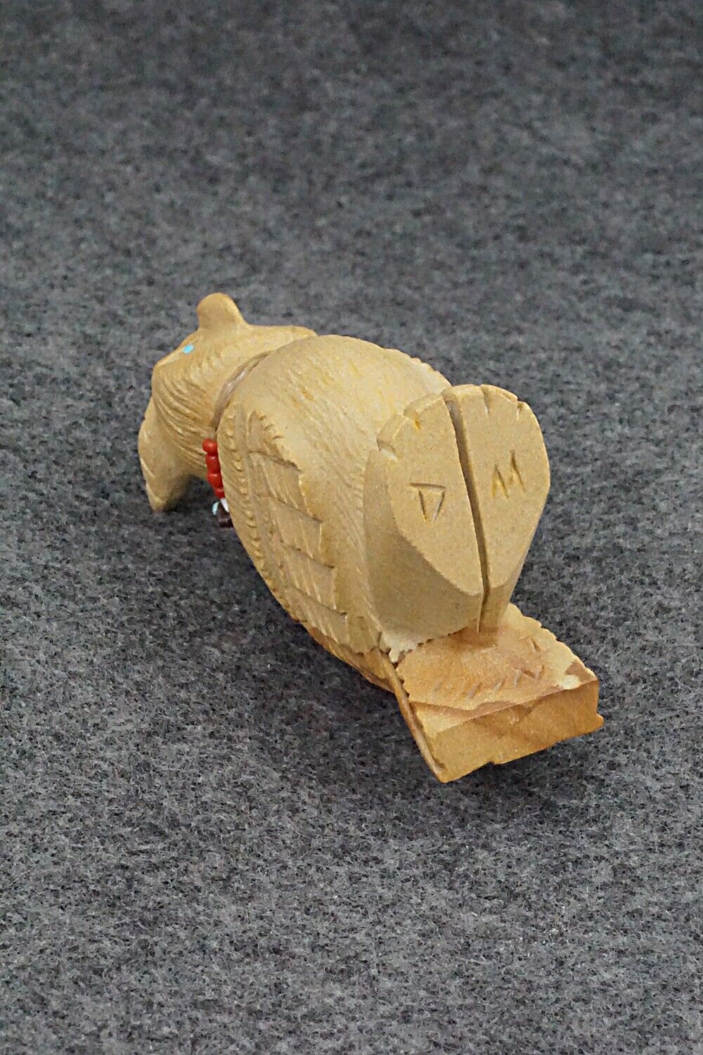 Horned Owl Zuni Fetish Carving - Douglas Martza