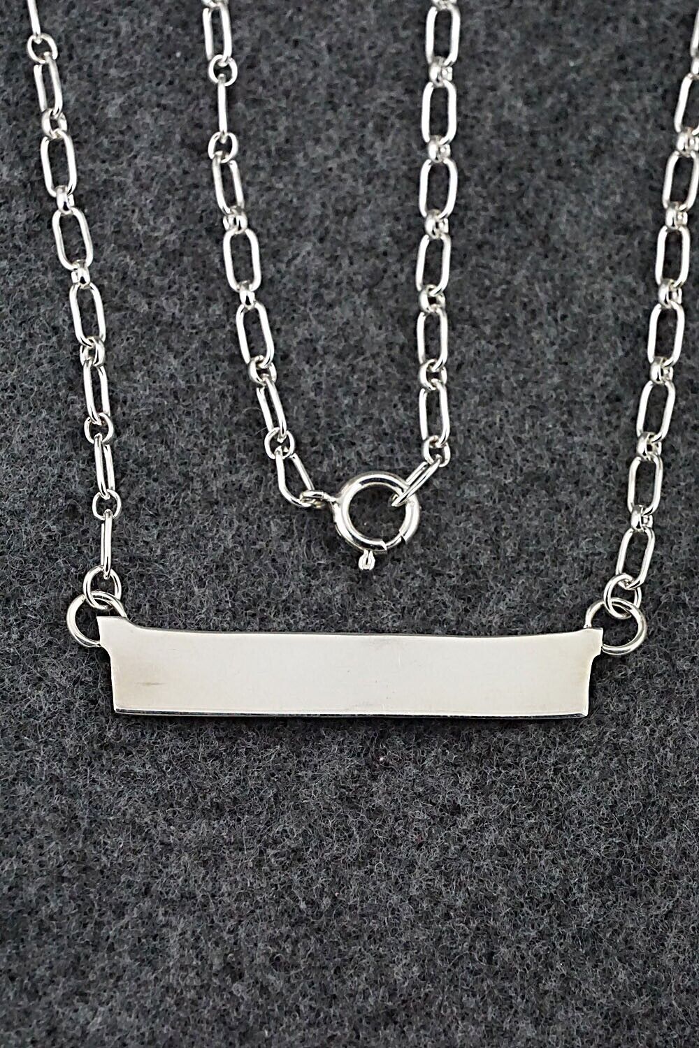 Turquoise & Sterling Silver Necklace - Glennetta Luna