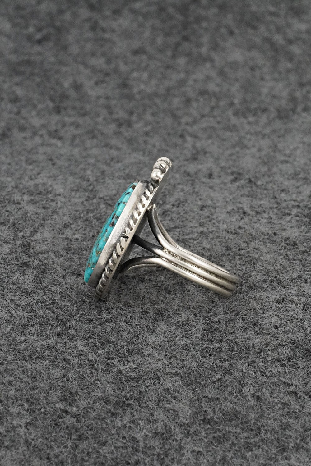 Turquoise & Sterling Silver Ring - Rena Begay - Size 6