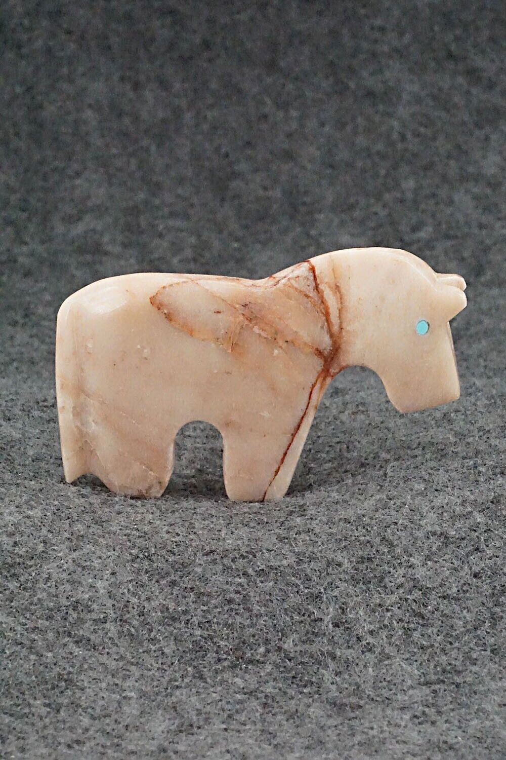 Horse Zuni Fetish Carving - Bernard Laiwakete