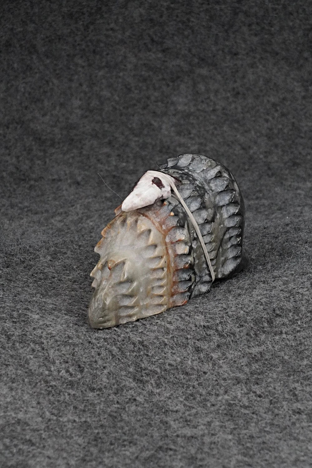 Porcupine Zuni Fetish Carving - Brandon Calavaza
