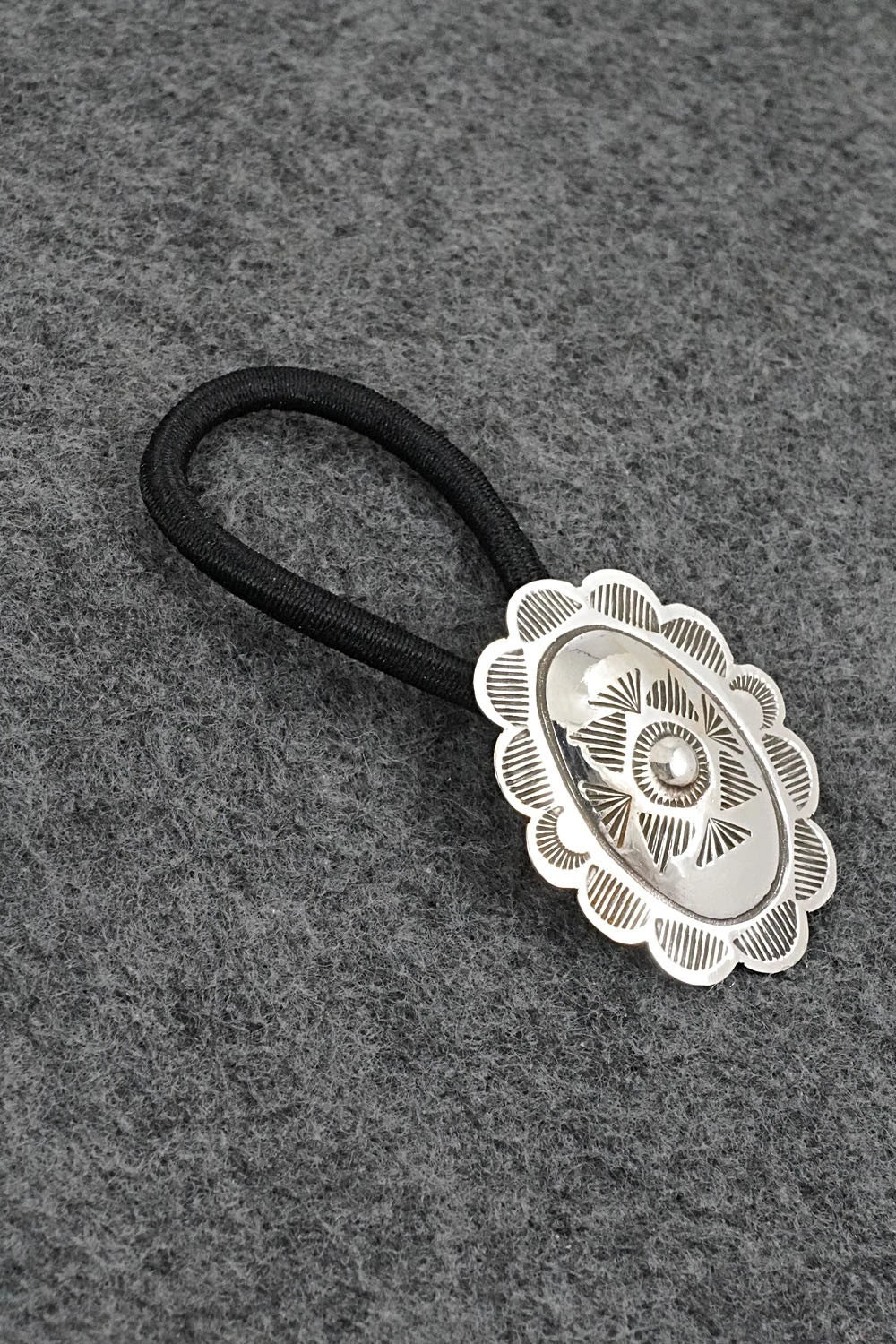 Sterling Silver Hair Tie - Bertha Begay