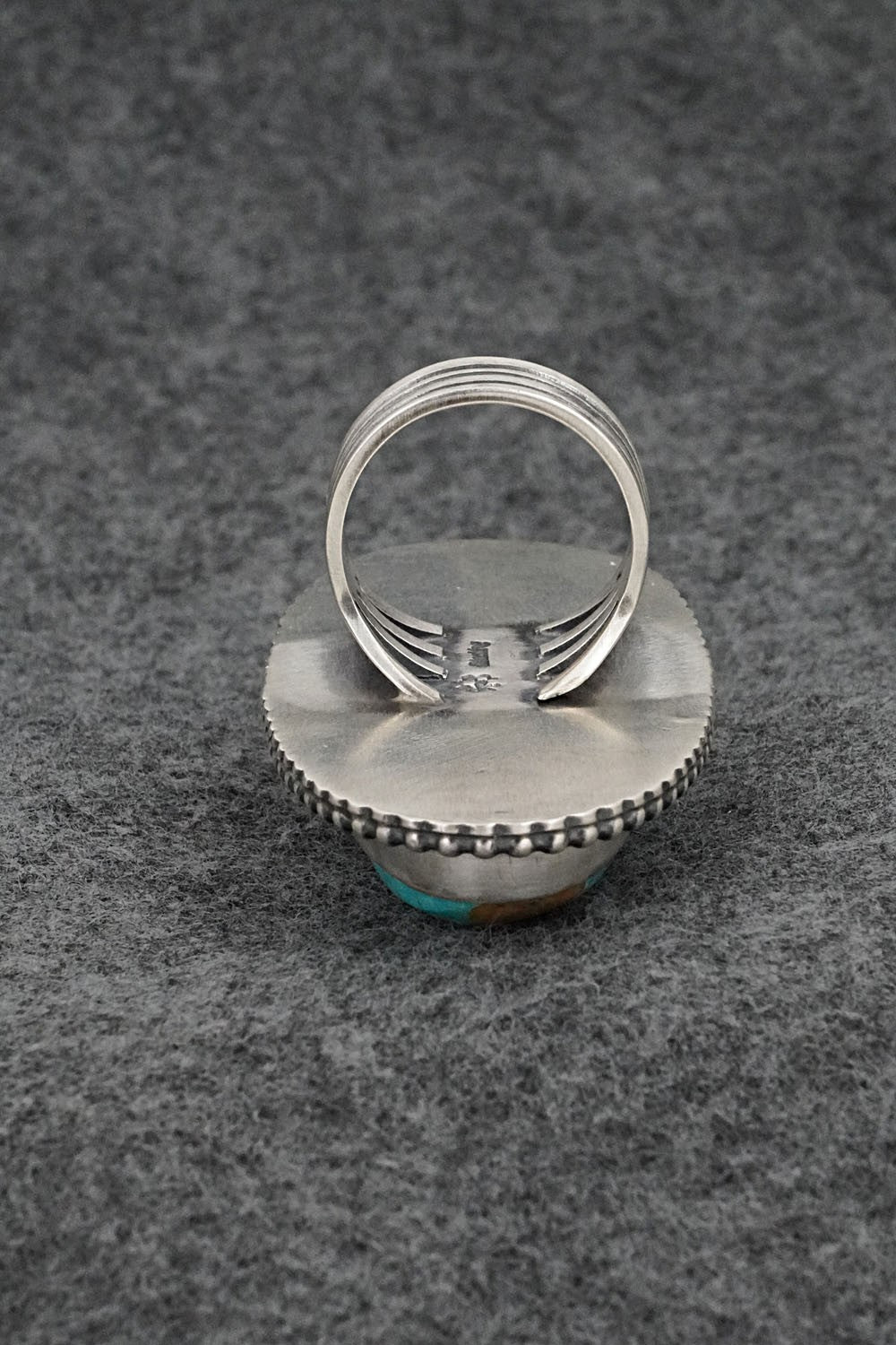 Turquoise & Sterling Silver Ring - Randy Boyd - Size 8.5